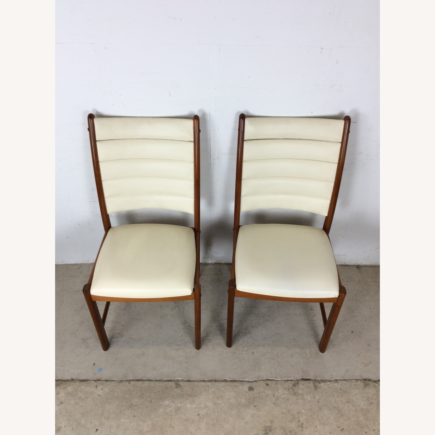 Set of 6 Danish Dining Chairs with Leather - image-16