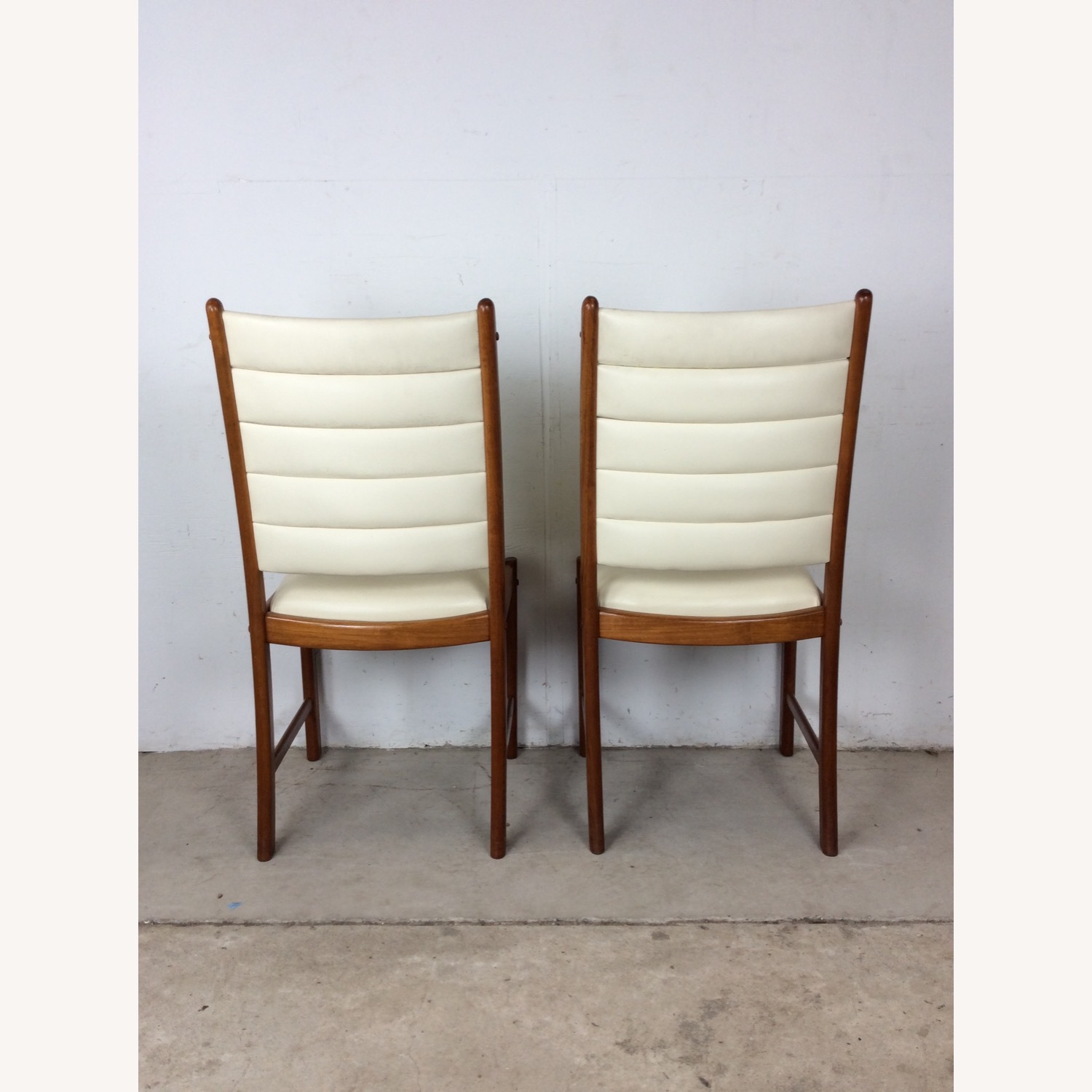 Set of 6 Danish Dining Chairs with Leather - image-13