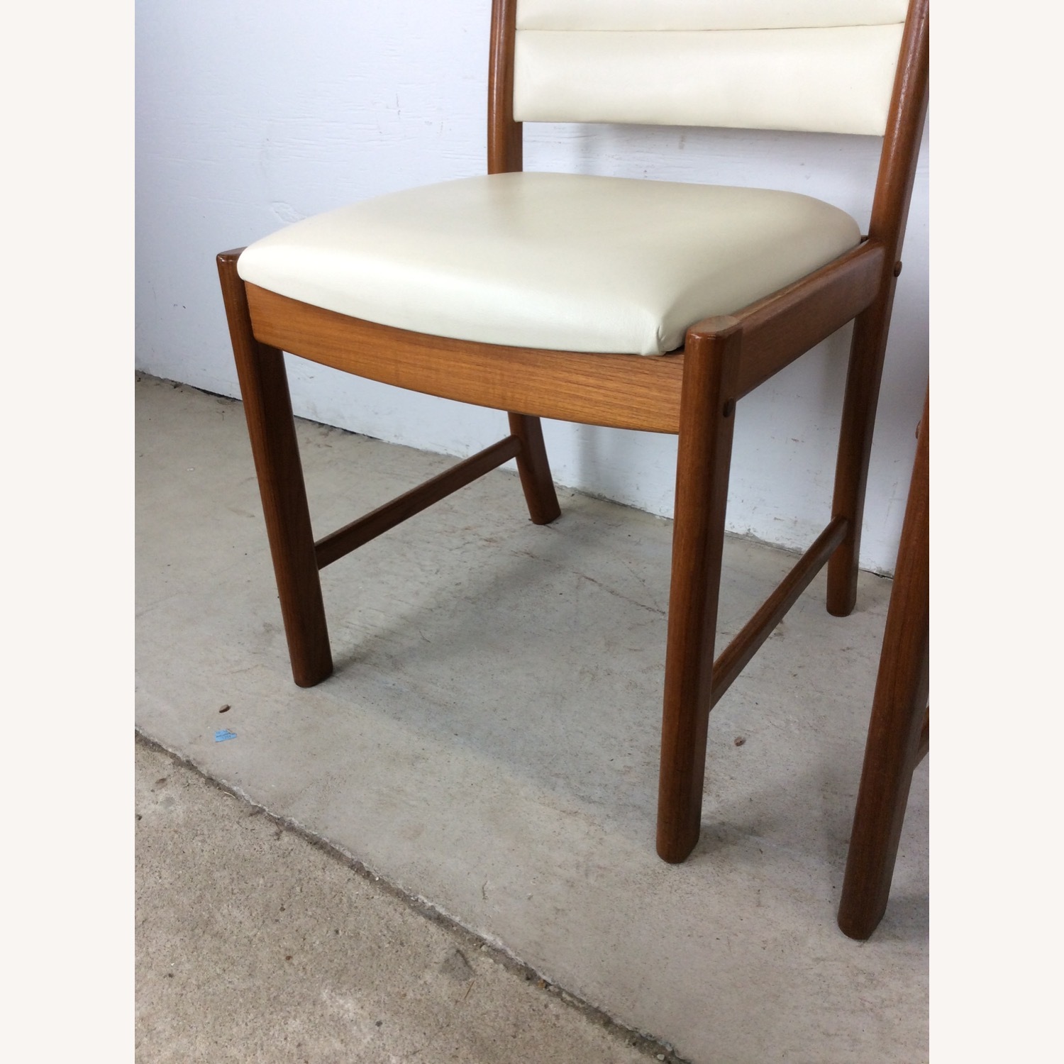 Set of 6 Danish Dining Chairs with Leather - image-11