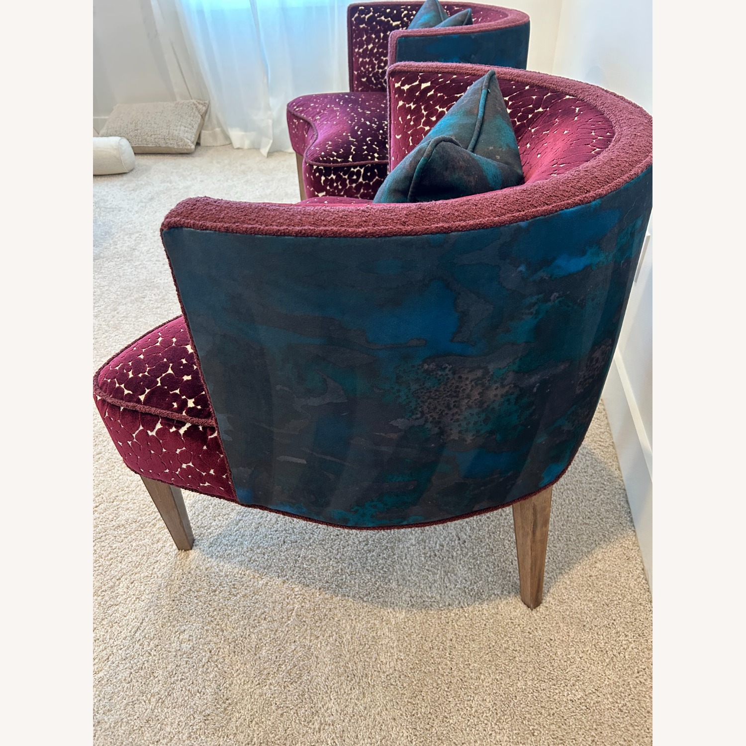 Velvet Accent Chairs - image-3