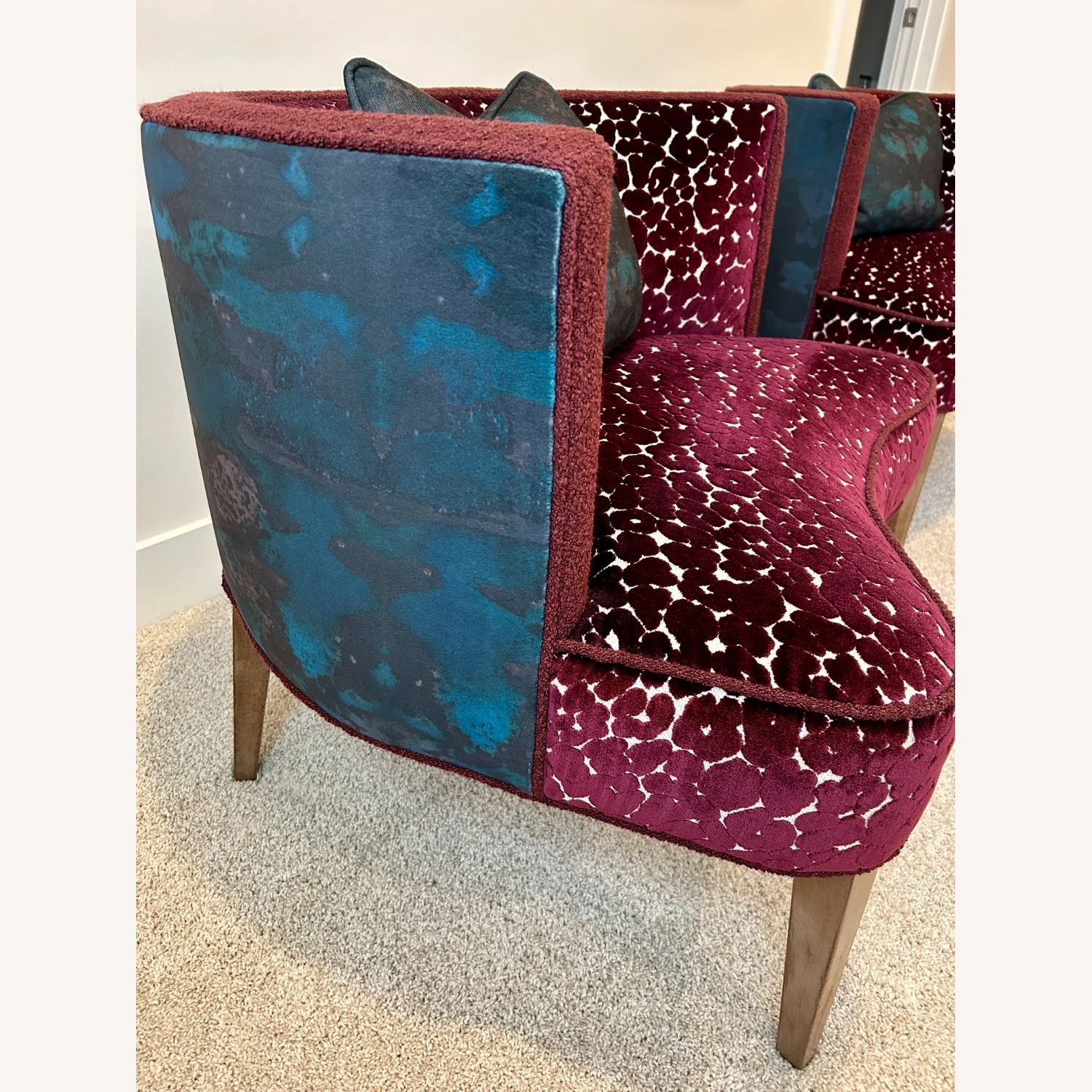 Velvet Accent Chairs - image-5