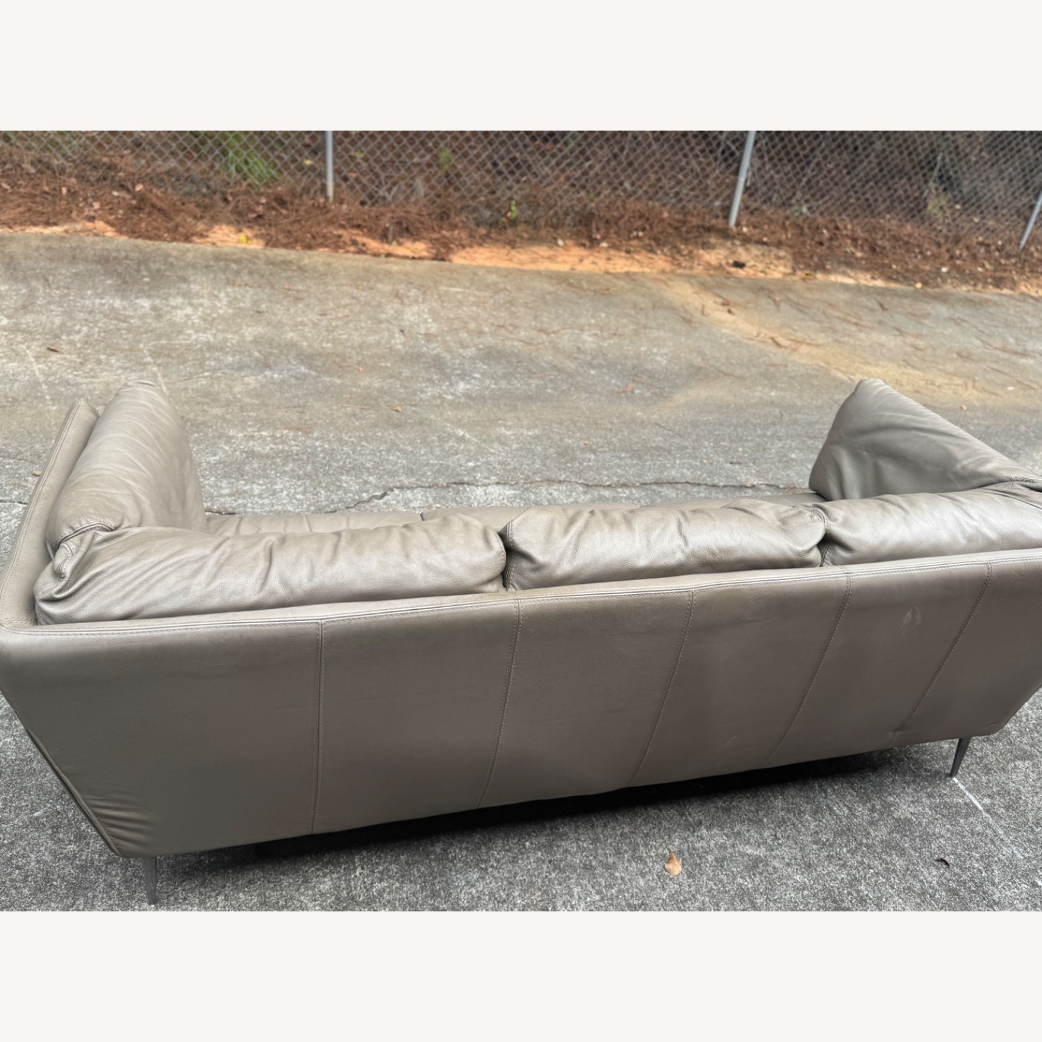 Chateau D'ax Italian Leather 3 Seater Sofa - image-4