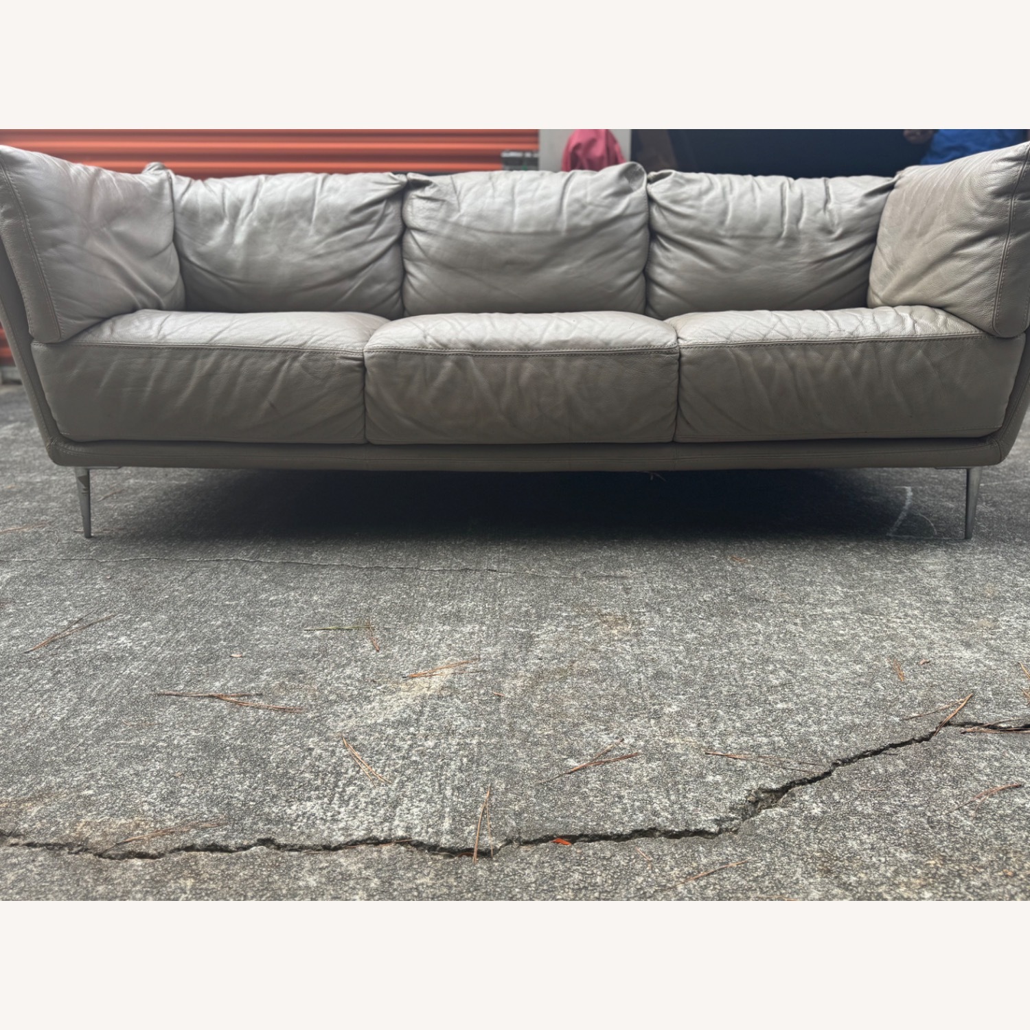 Chateau D'ax Italian Leather 3 Seater Sofa - image-5