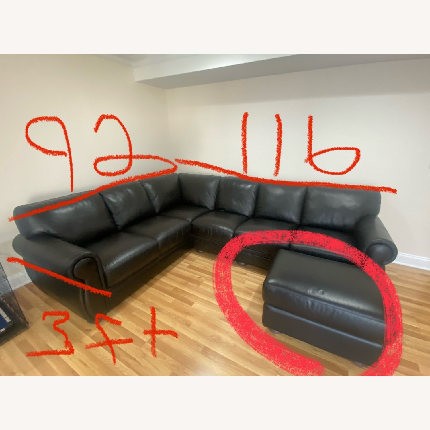 Raymour & Flanigan Sectional - image-3