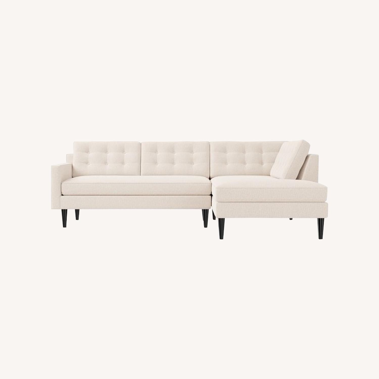 West Elm Drake 2-Piece Bumper Sectional - image-0