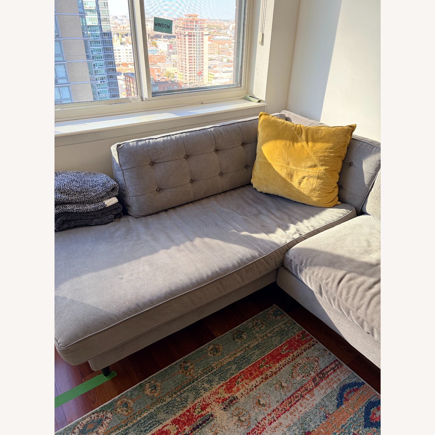 West Elm Drake 2-Piece Bumper Sectional - image-5