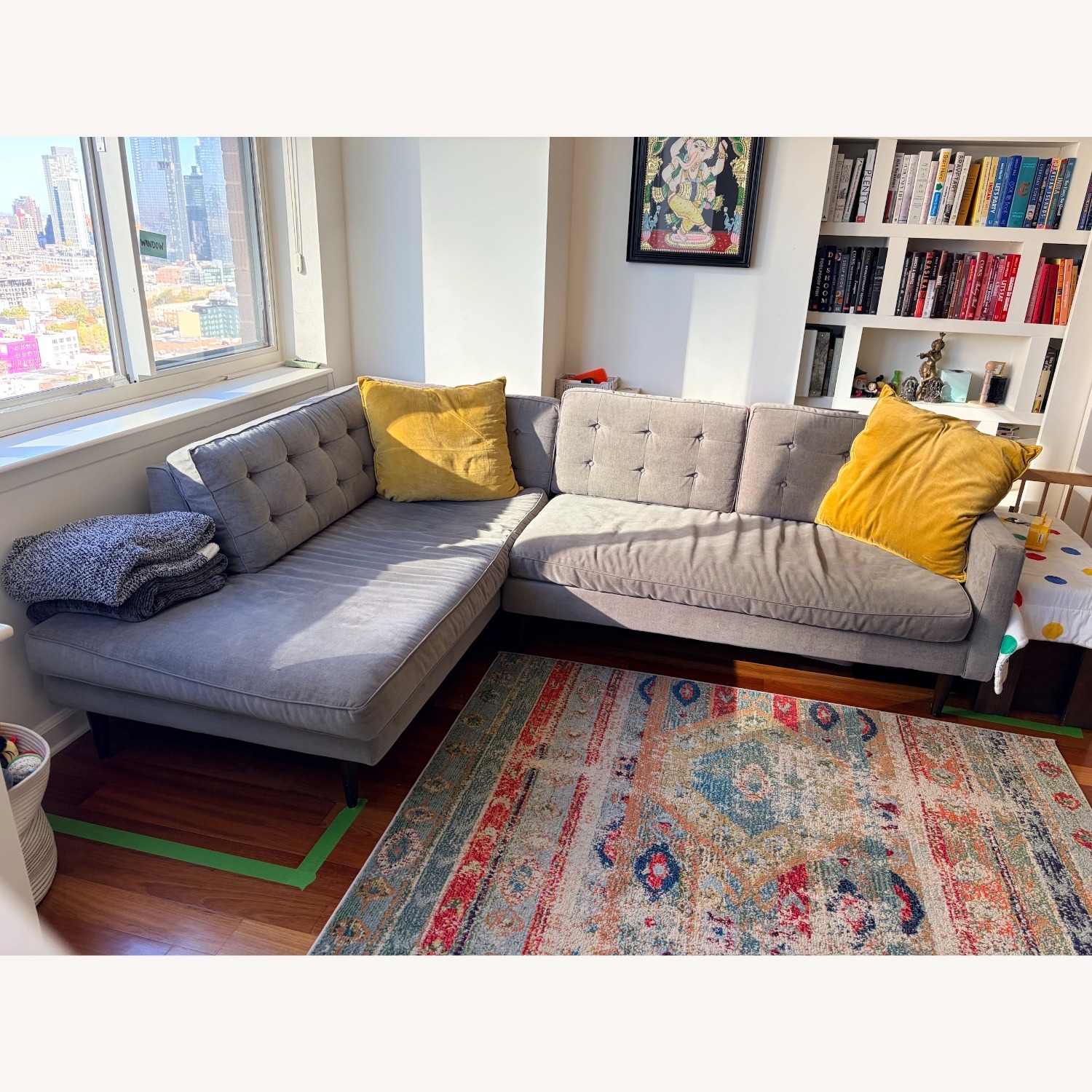 West Elm Drake 2-Piece Bumper Sectional - image-1