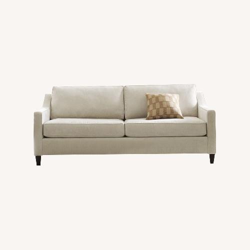 Used West Elm Paidge White 2 Seater Sofa for sale on AptDeco