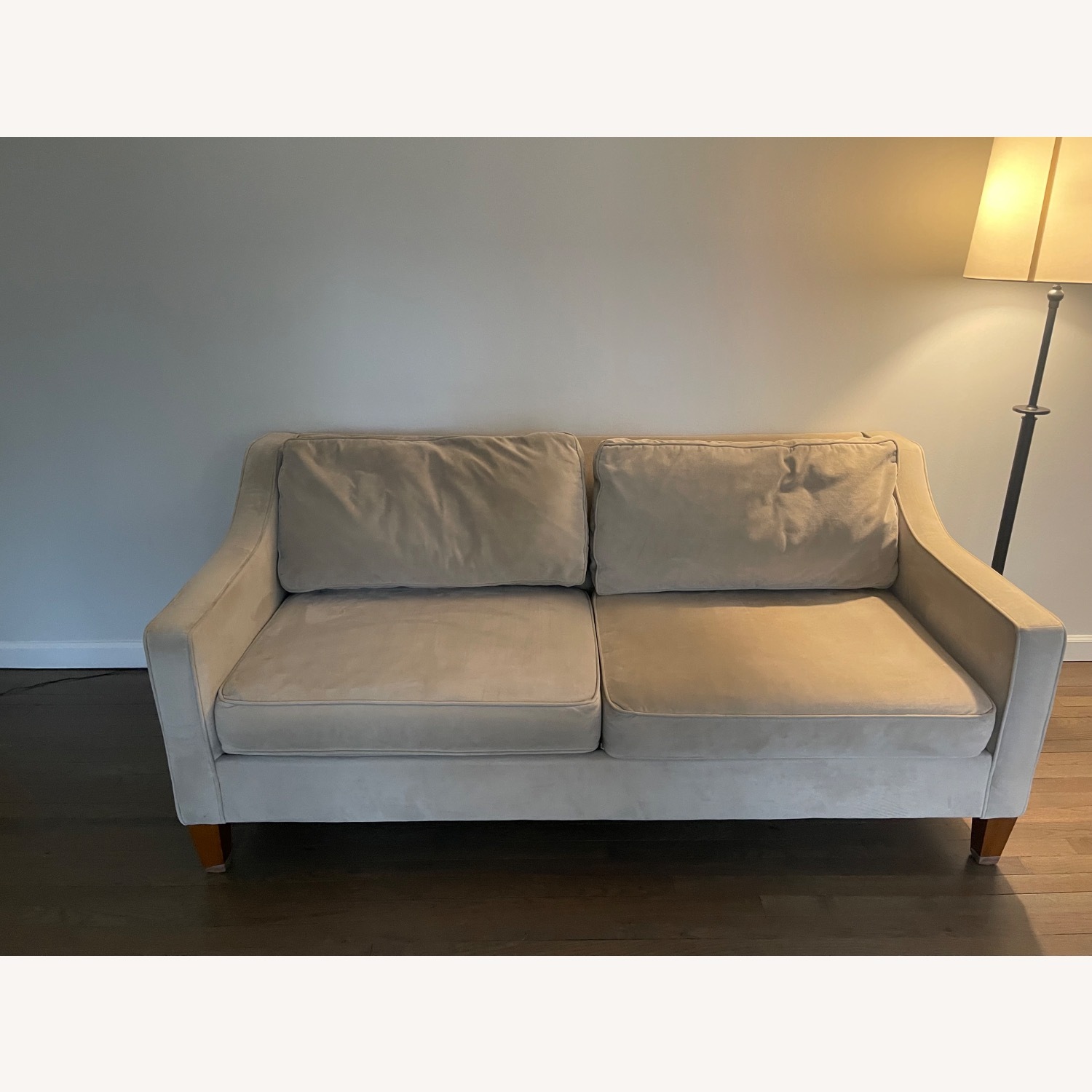 West Elm Paidge White 2 Seater Sofa - image-2
