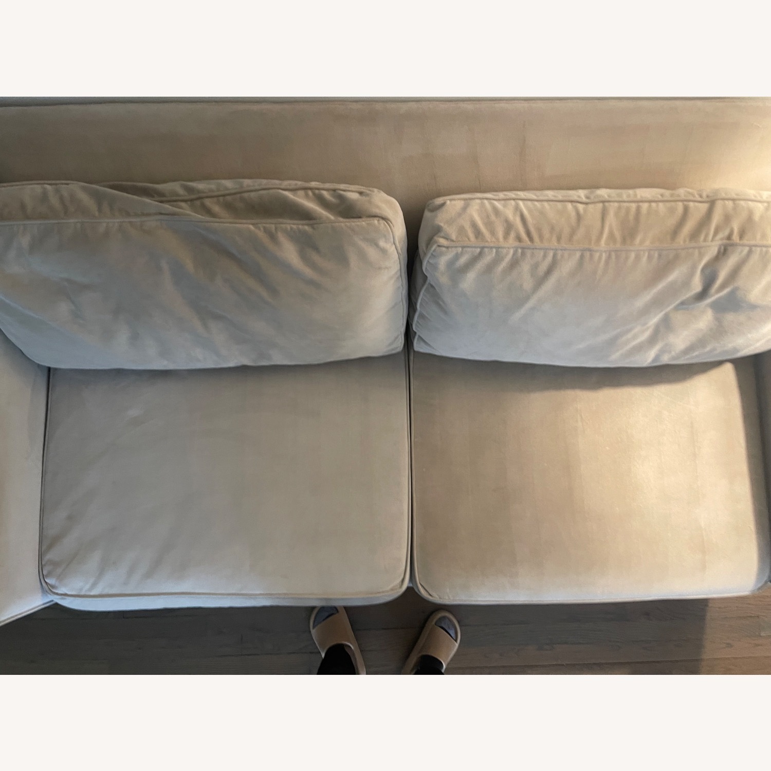 West Elm Paidge White 2 Seater Sofa - image-4