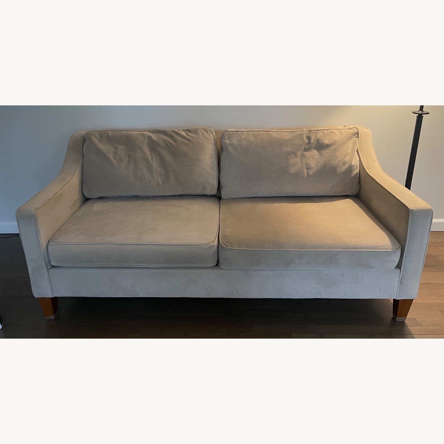 West Elm Paidge White 2 Seater Sofa - image-3