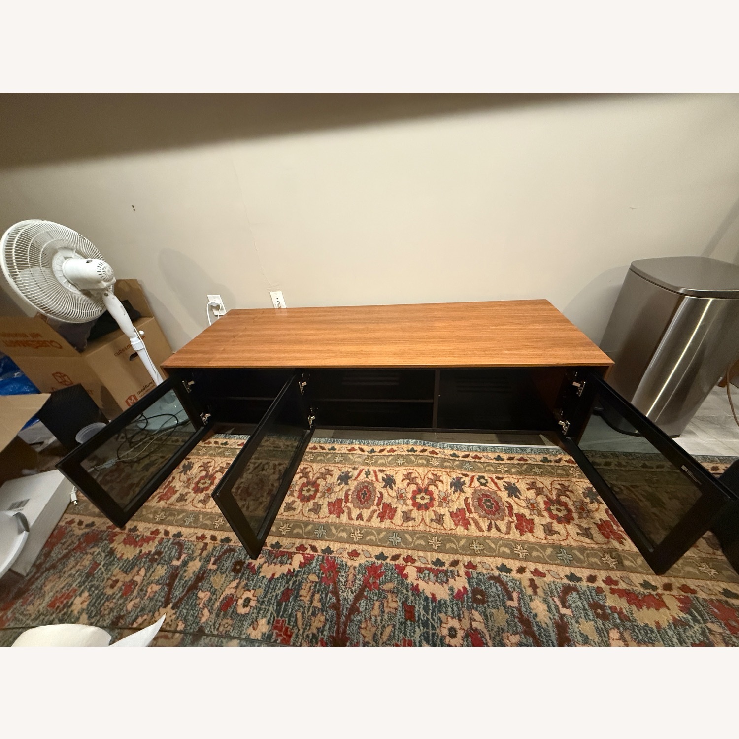 BDI Furniture Corridor Natural Wood Media Storage - image-1