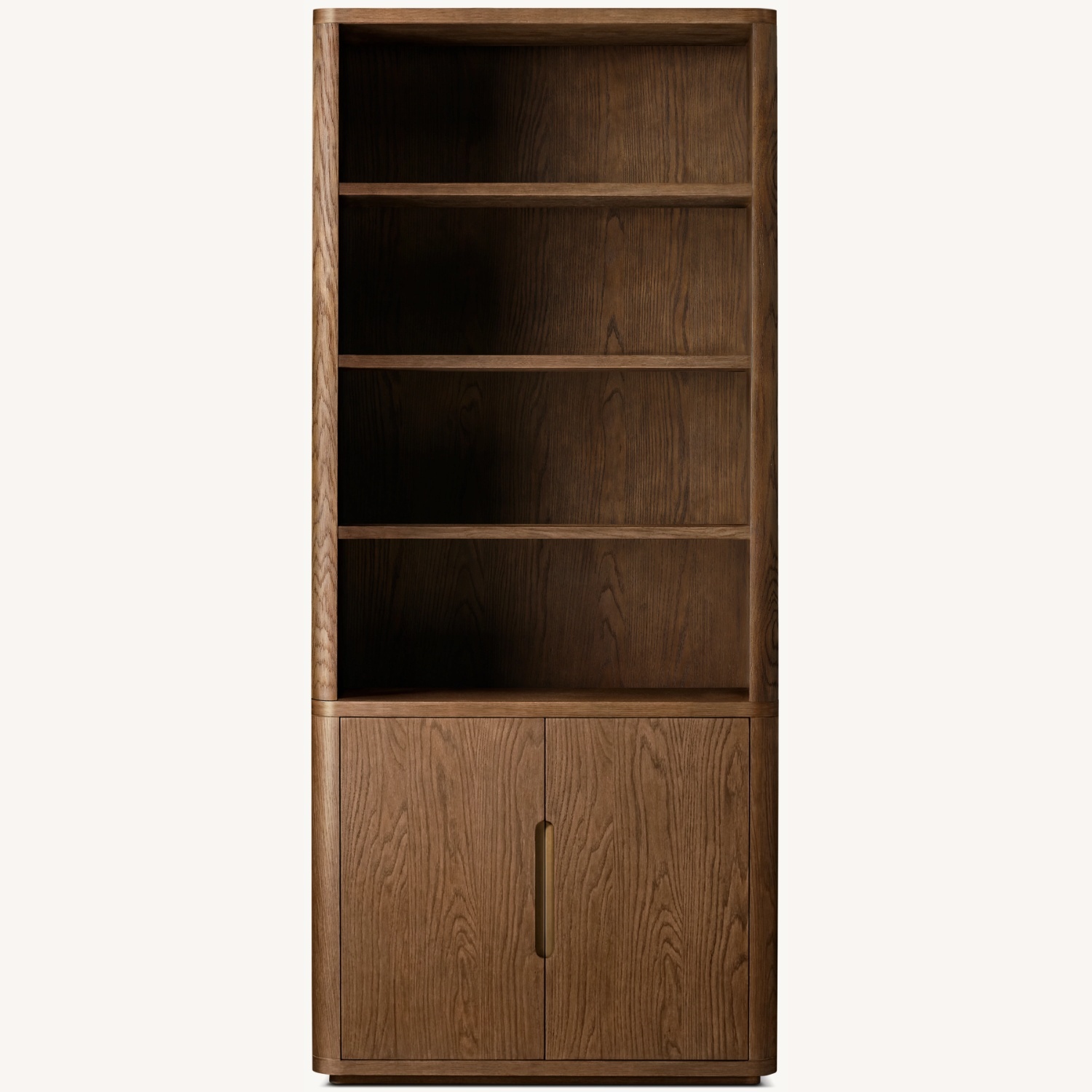 Restoration Hardware Black Wood Bookcase - image-0