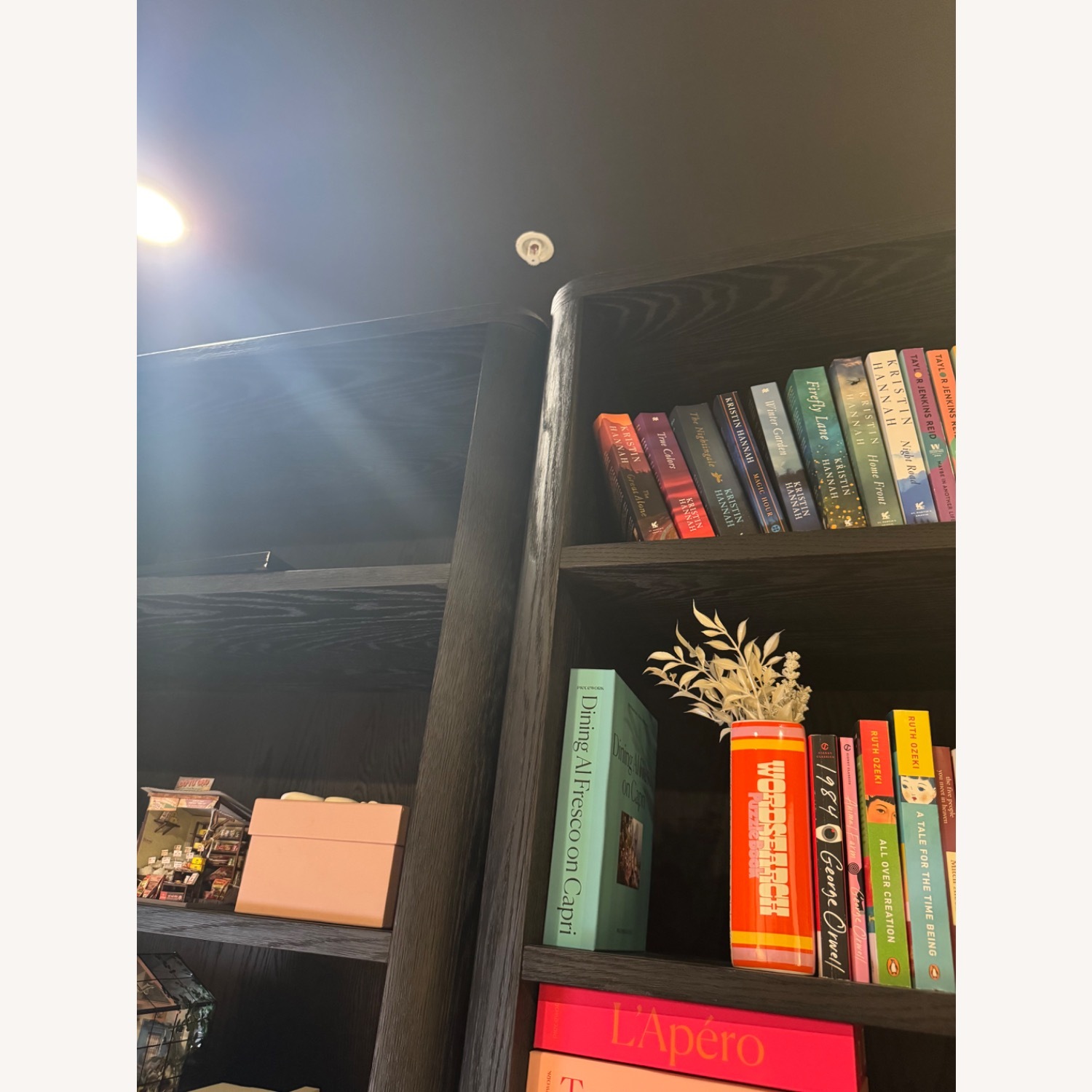 Restoration Hardware Black Wood Bookcase - image-3