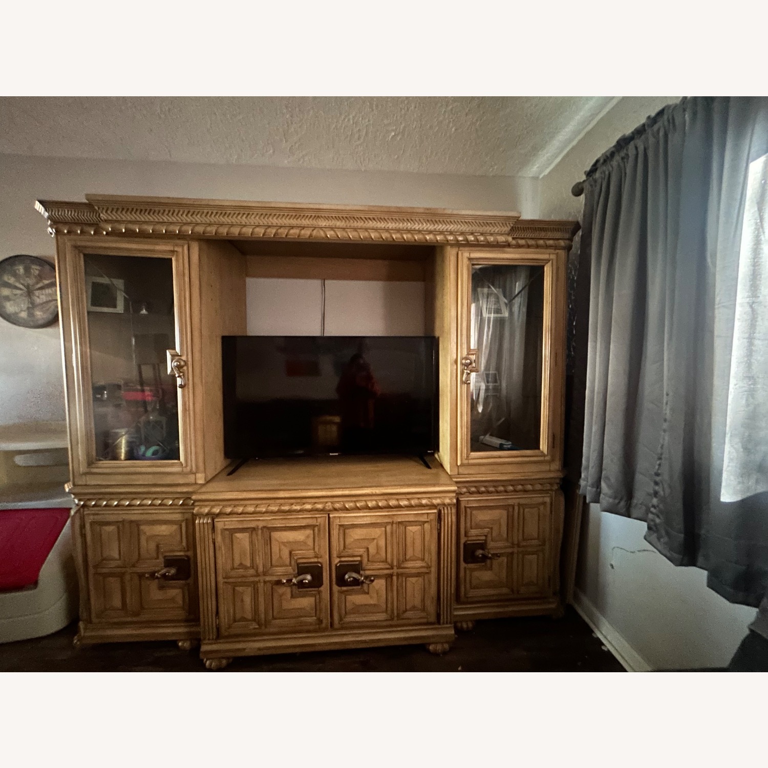 Thomasville Wooden Wall Unit - image-1