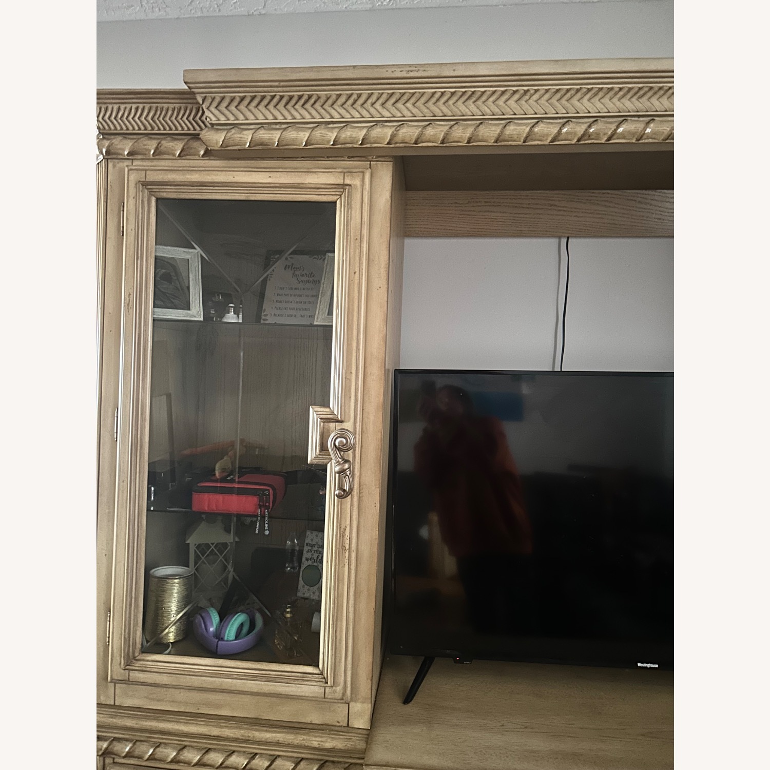 Thomasville Wooden Wall Unit - image-4