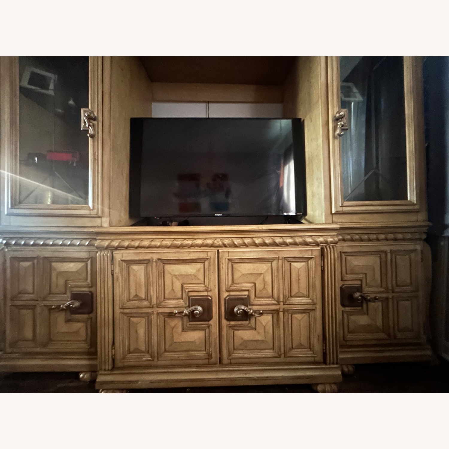 Thomasville Wooden Wall Unit - image-2