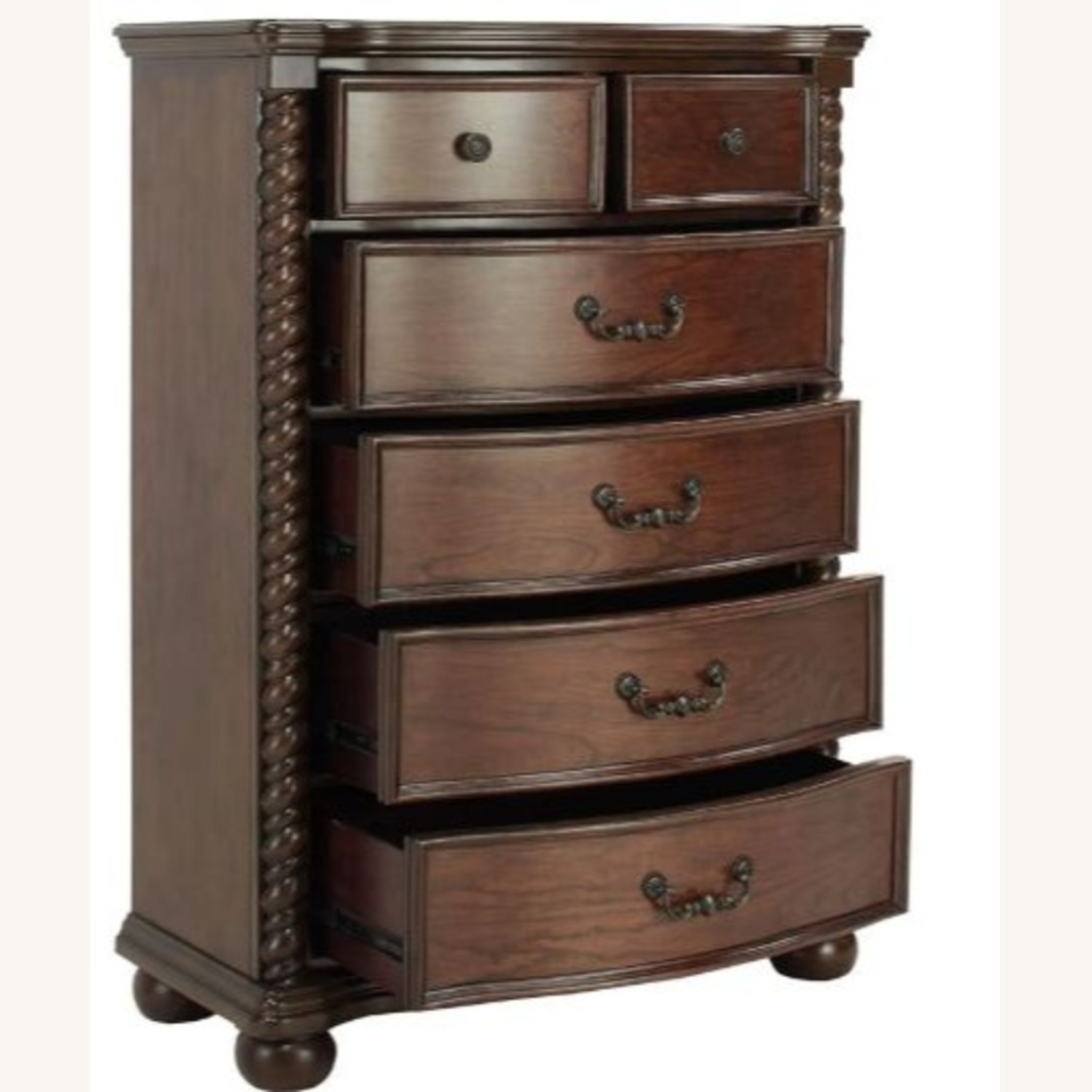 Raymour & Flanigan Chesapeak Dark Brown Wood Chest - image-4