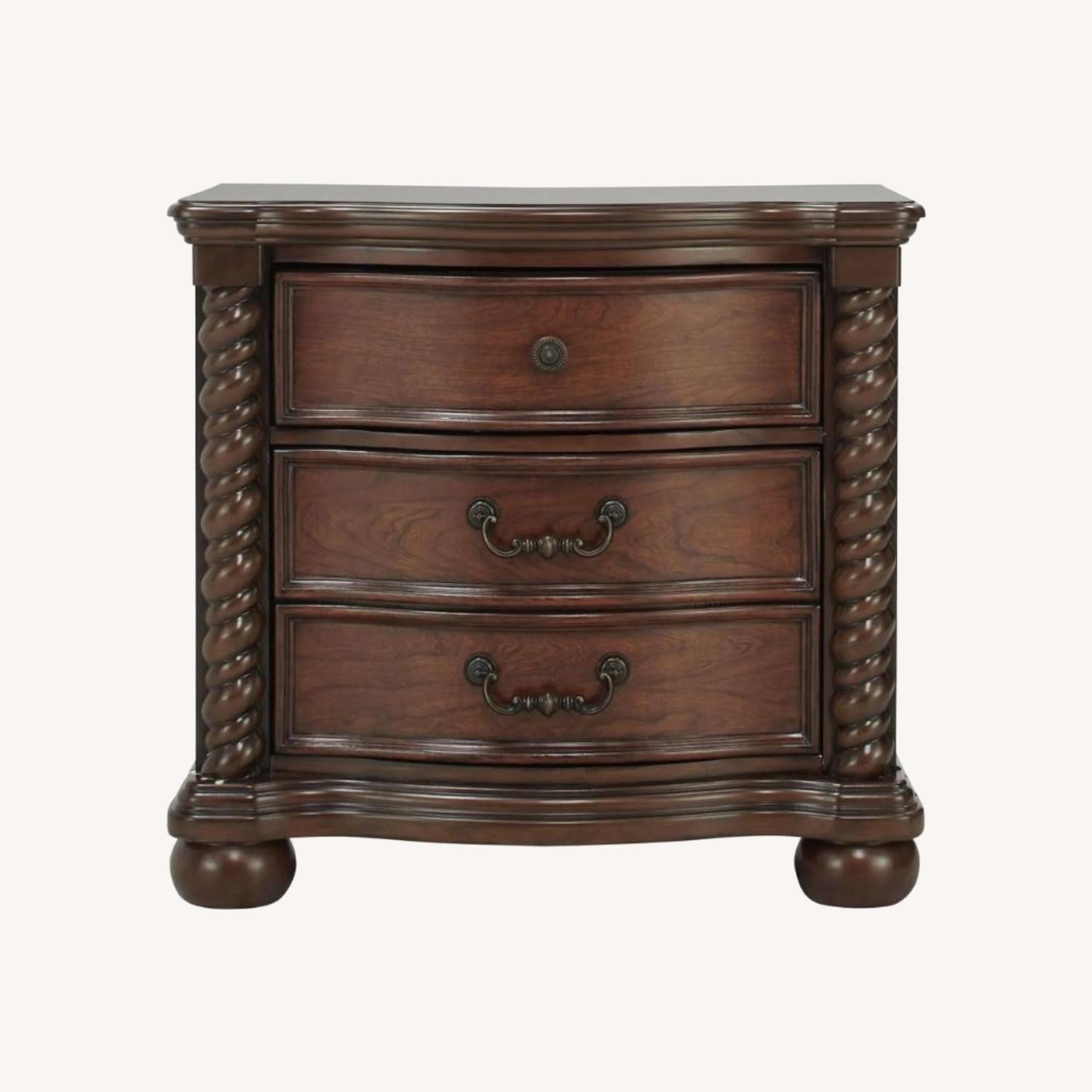 Raymour & Flanigan Chesapeak Dark Brown Nightstands - image-0