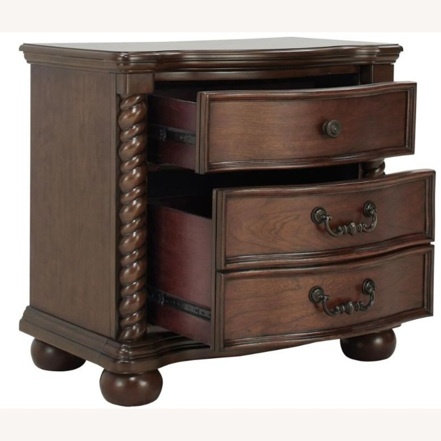 Raymour & Flanigan Chesapeak Dark Brown Nightstands - image-4