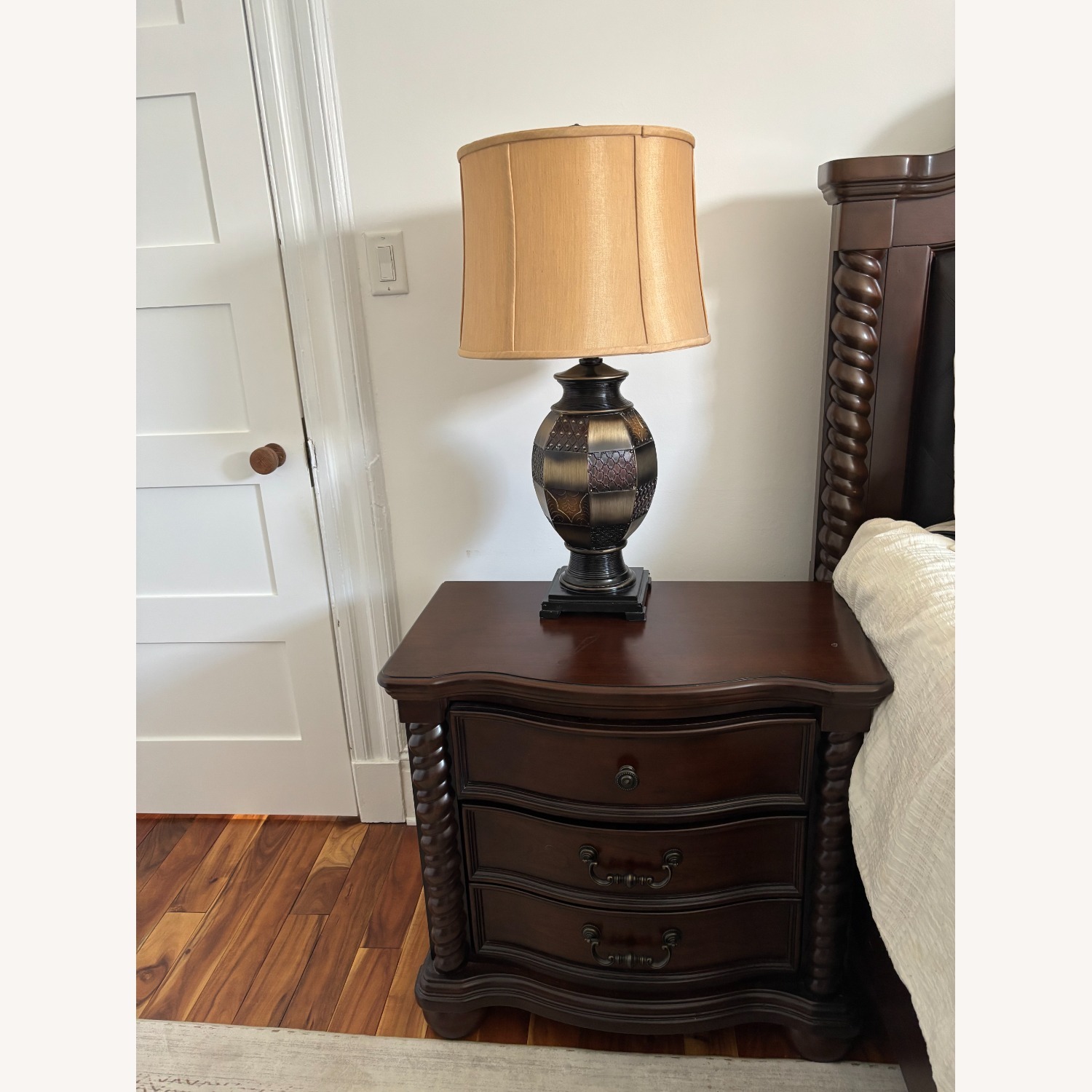Raymour & Flanigan Chesapeak Dark Brown Nightstands - image-1