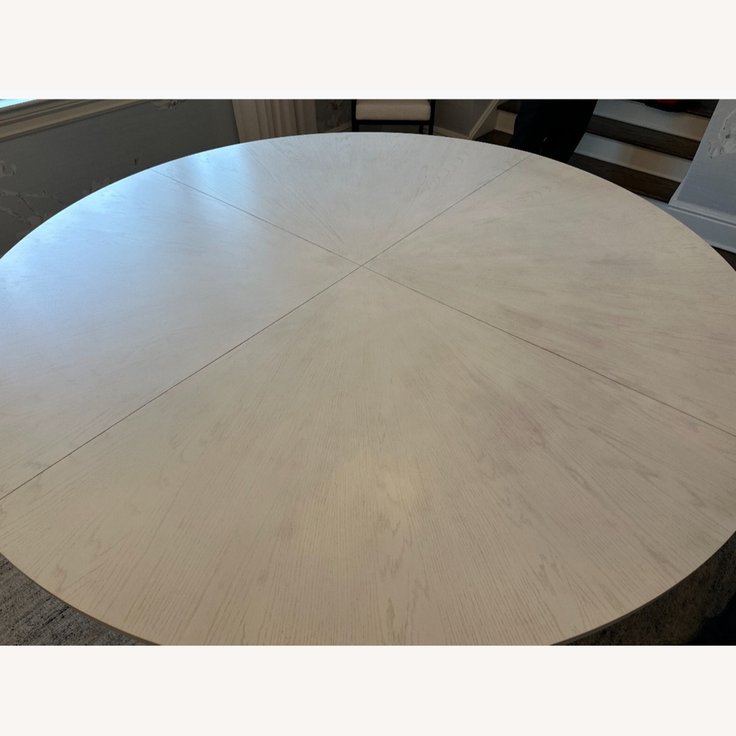 Century Furniture White Wood Dining Table - image-1