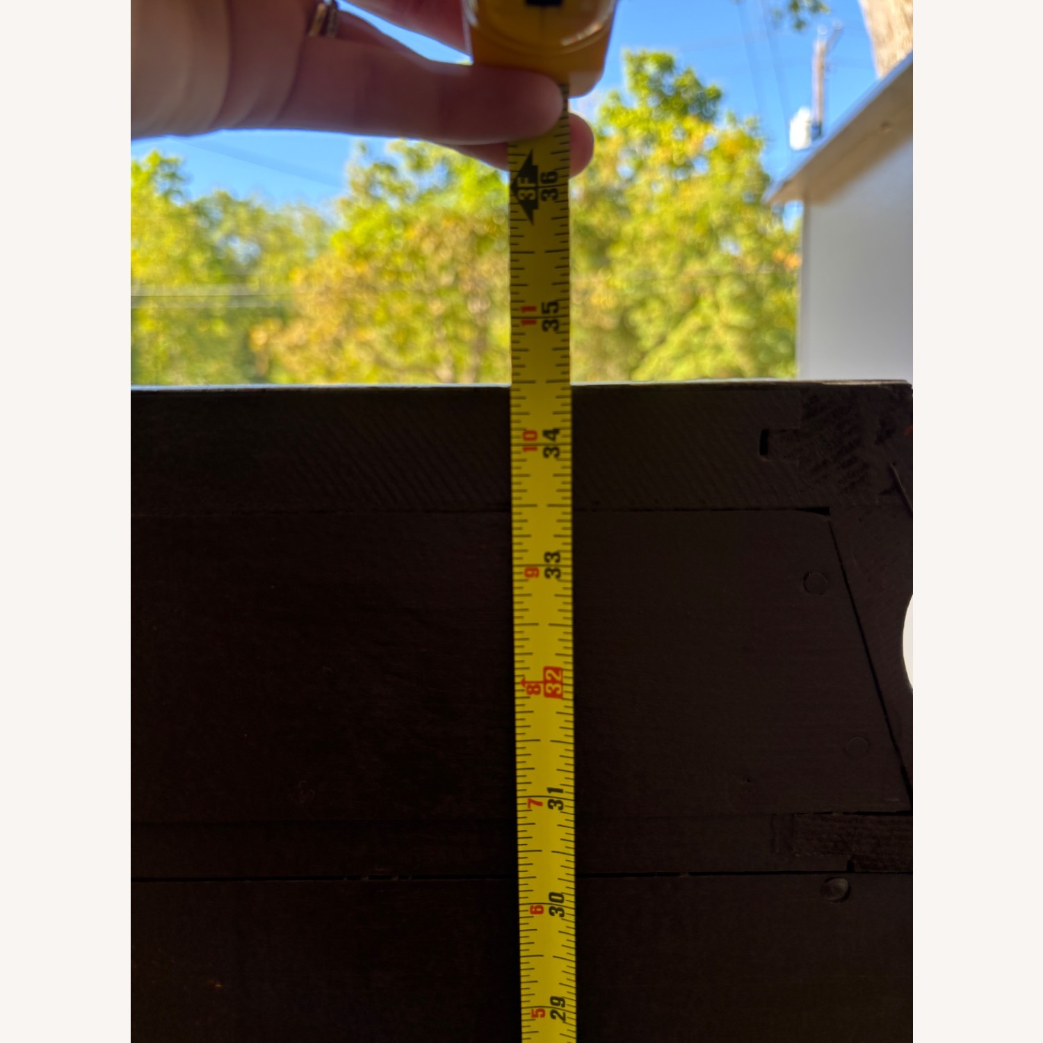 Vintage/Antique Dark Brown Wood Dresser - image-3