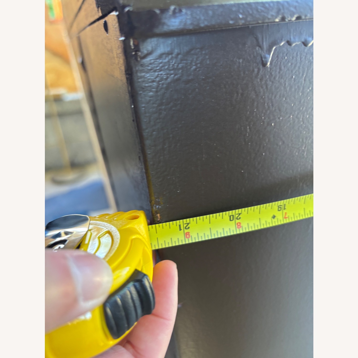 Vintage/Antique Dark Brown Wood Dresser - image-4