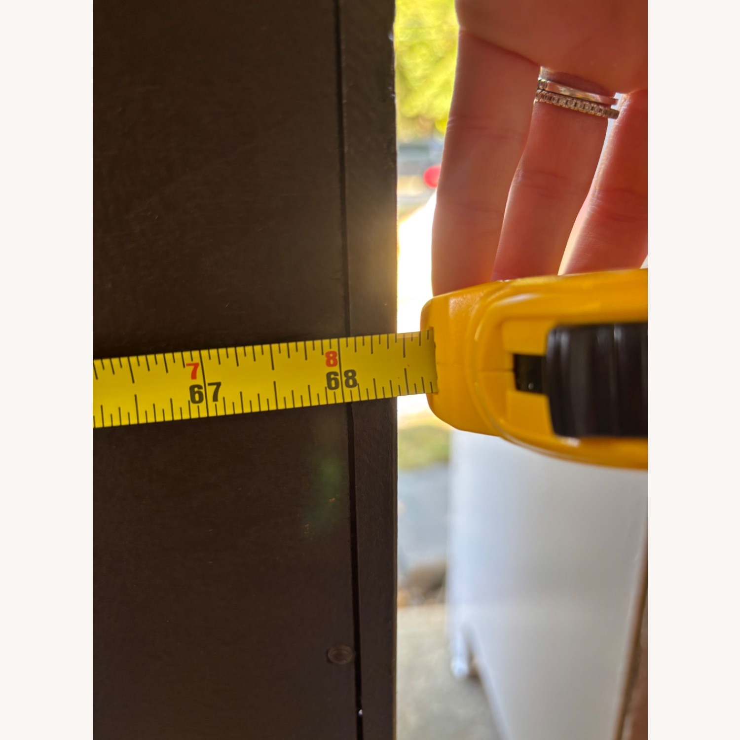 Vintage/Antique Dark Brown Wood Dresser - image-5