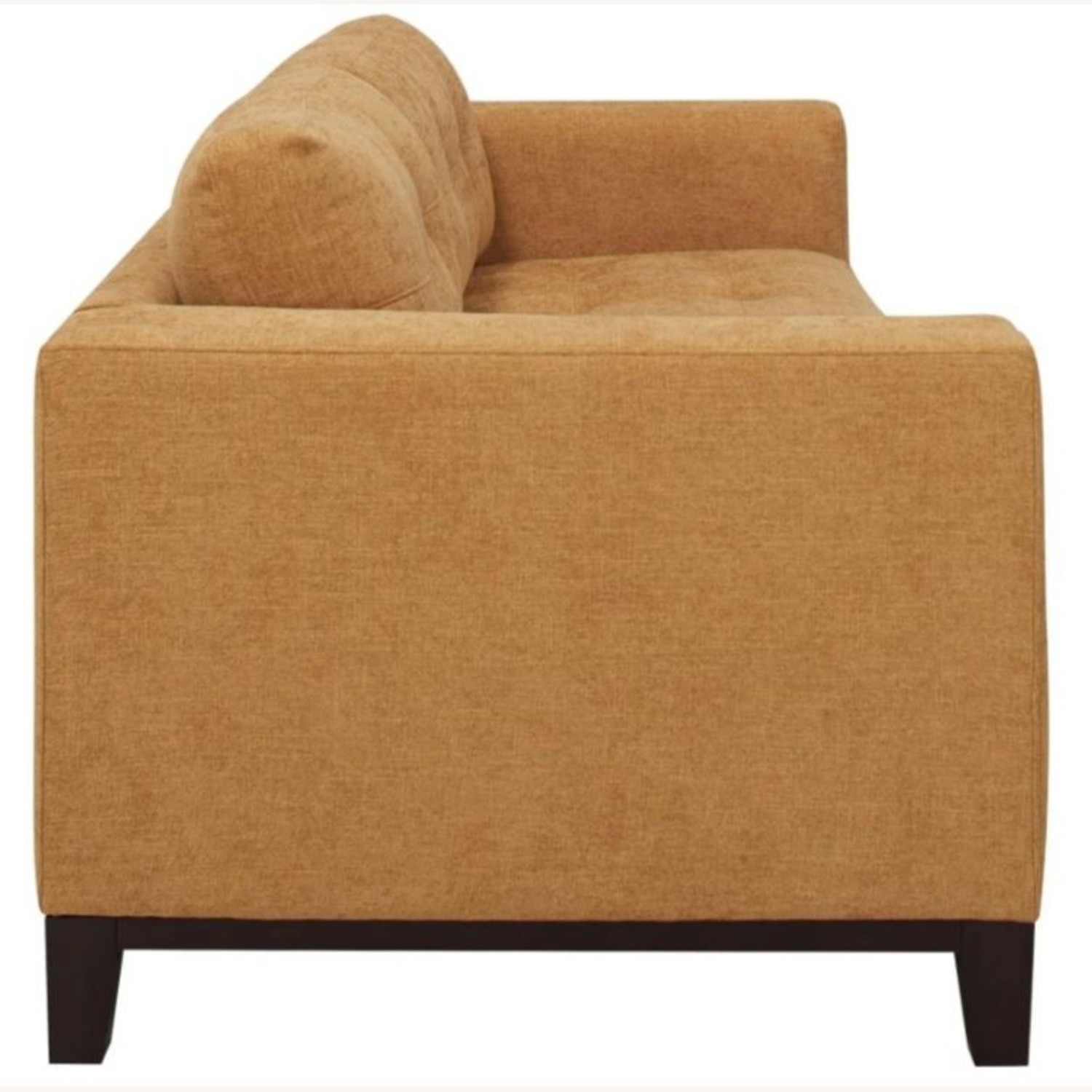 Raymour & Flanigan Yellow Fabric 2 Seater Sofa - image-5