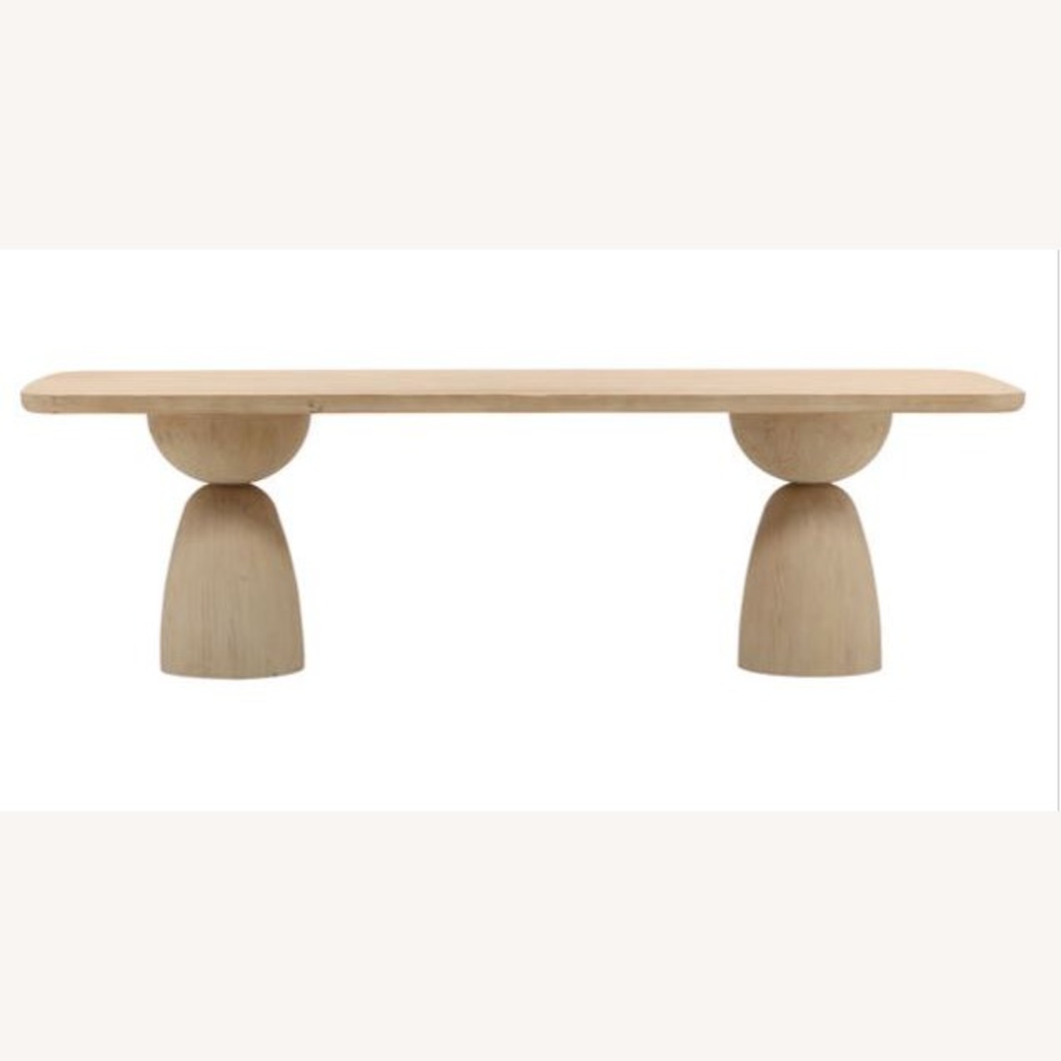 Natural Wood Dining Table - AptDeco
