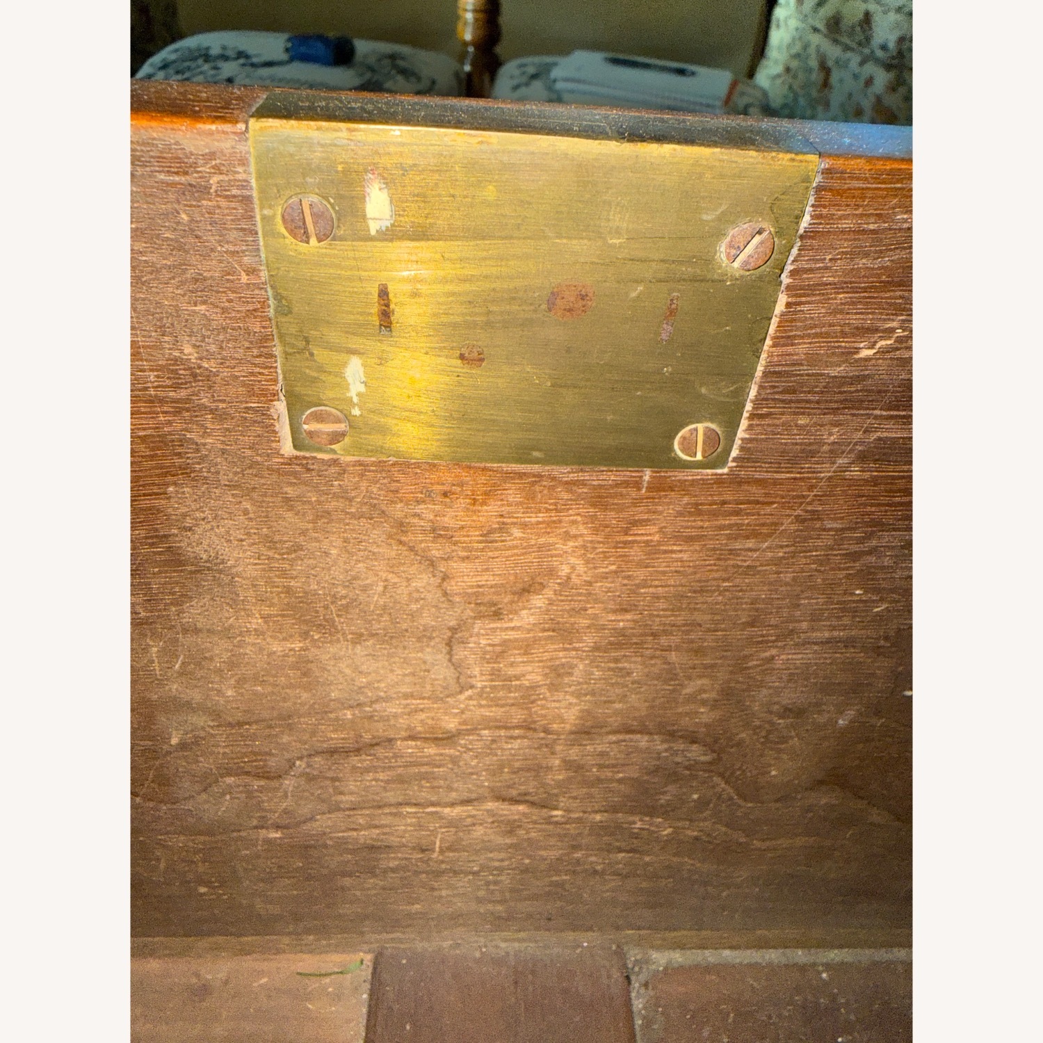 Vintage/Antique Dark Brown Wood Bookcase - image-5