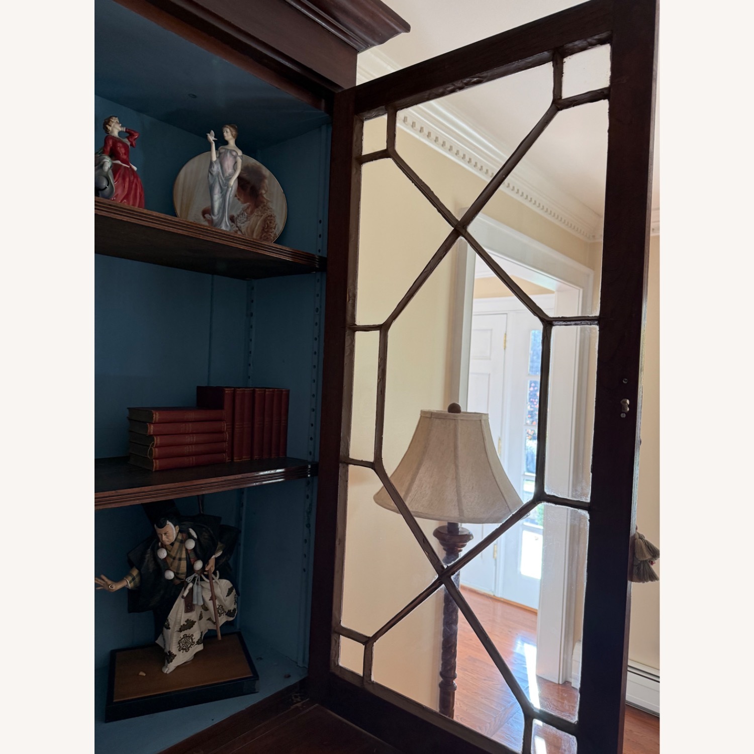 Vintage/Antique Dark Brown Wood Bookcase - image-2