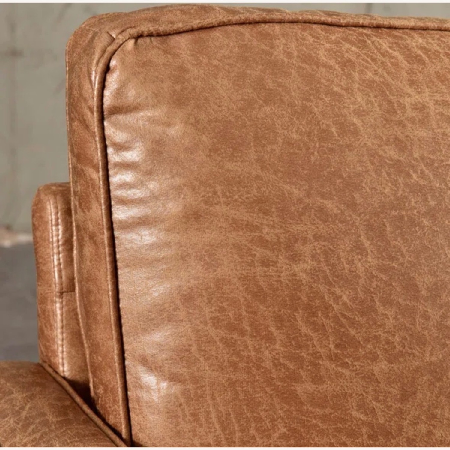 Aisha Faux Leather Loveseat  - image-3