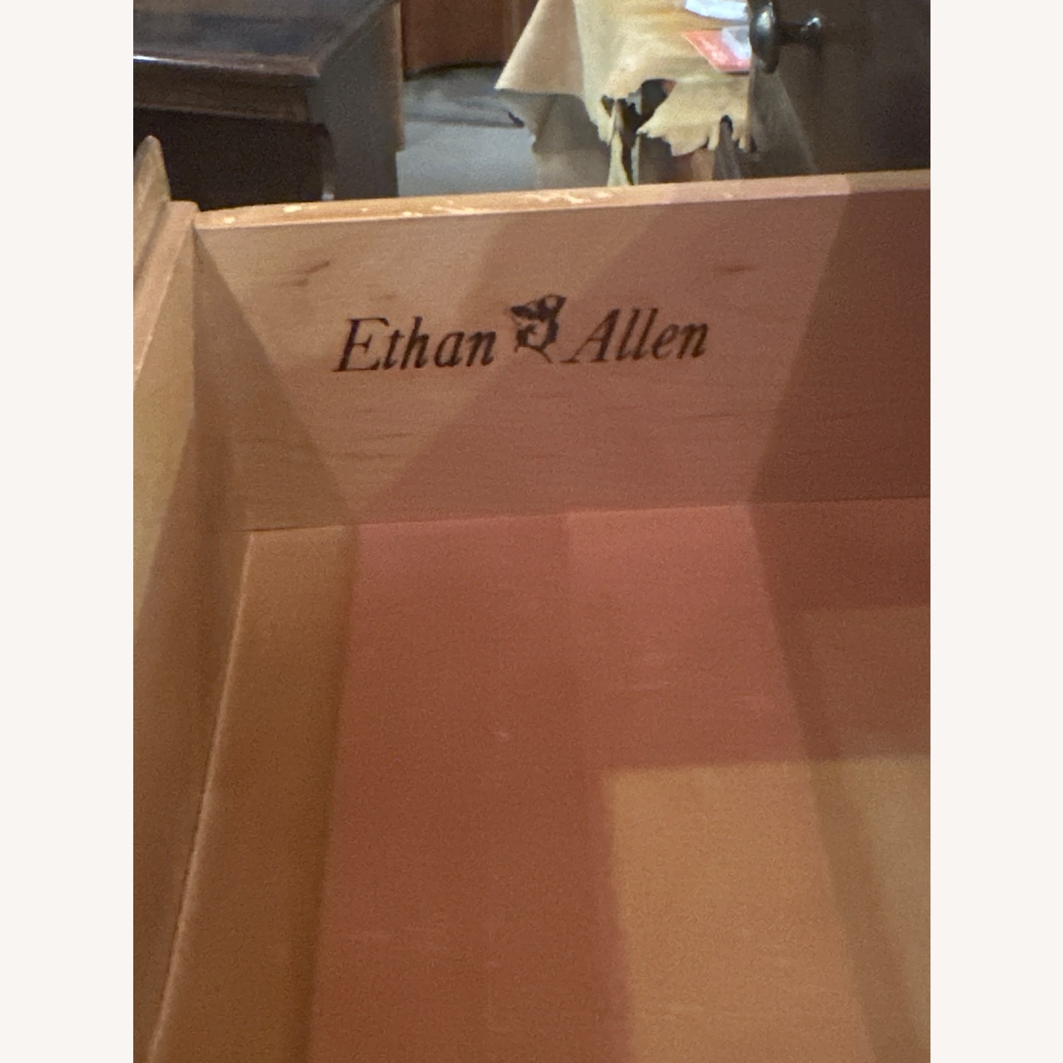 Ethan Allen Dark Brown Dresser - image-8