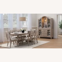 Raymour & Flanigan Light Gray Dining Set