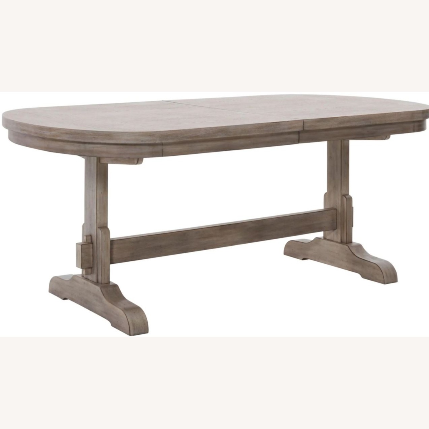 Raymour & Flanigan Light Gray Dining Set - image-6