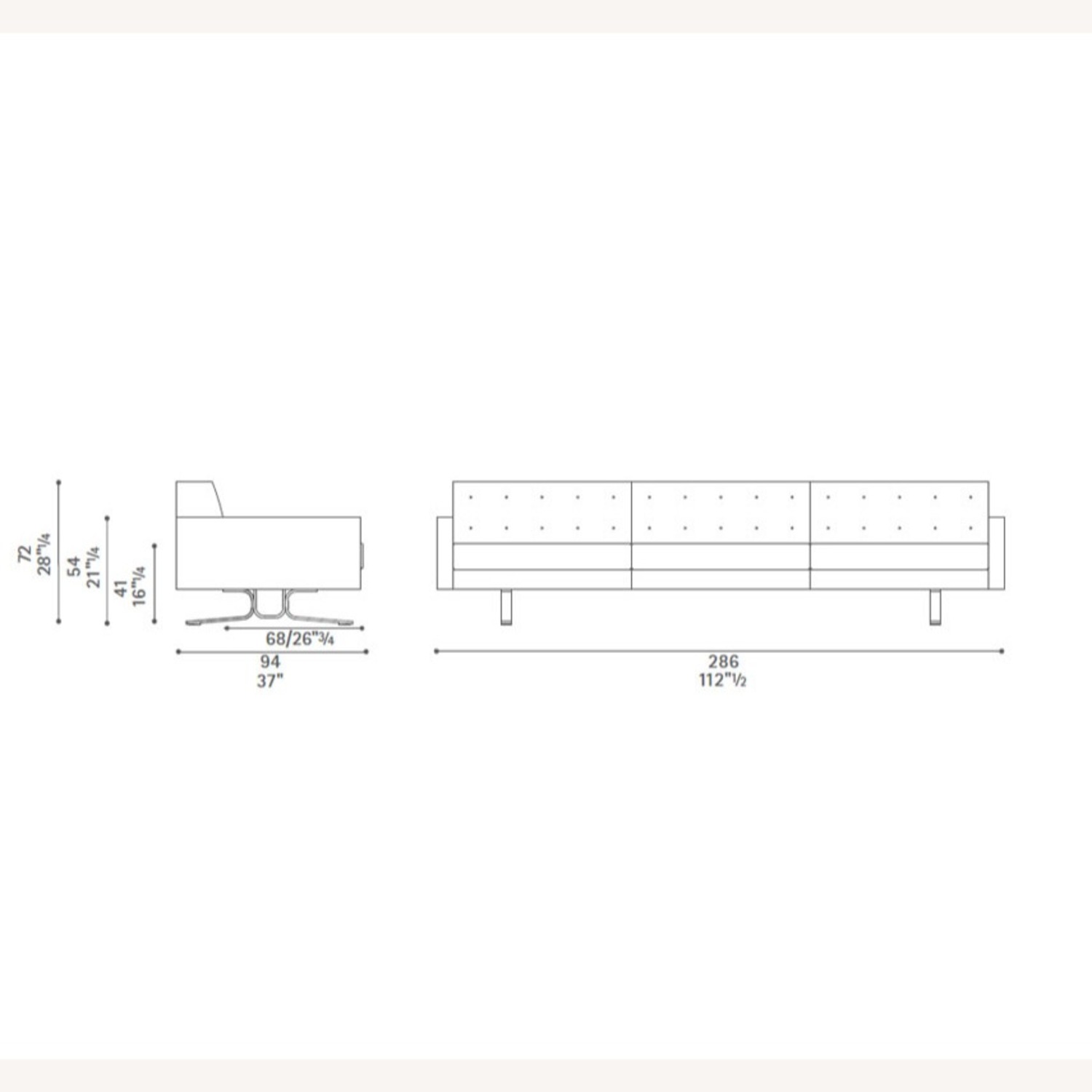 Poltrona Frau Three Seater Leather Sofas  - image-6