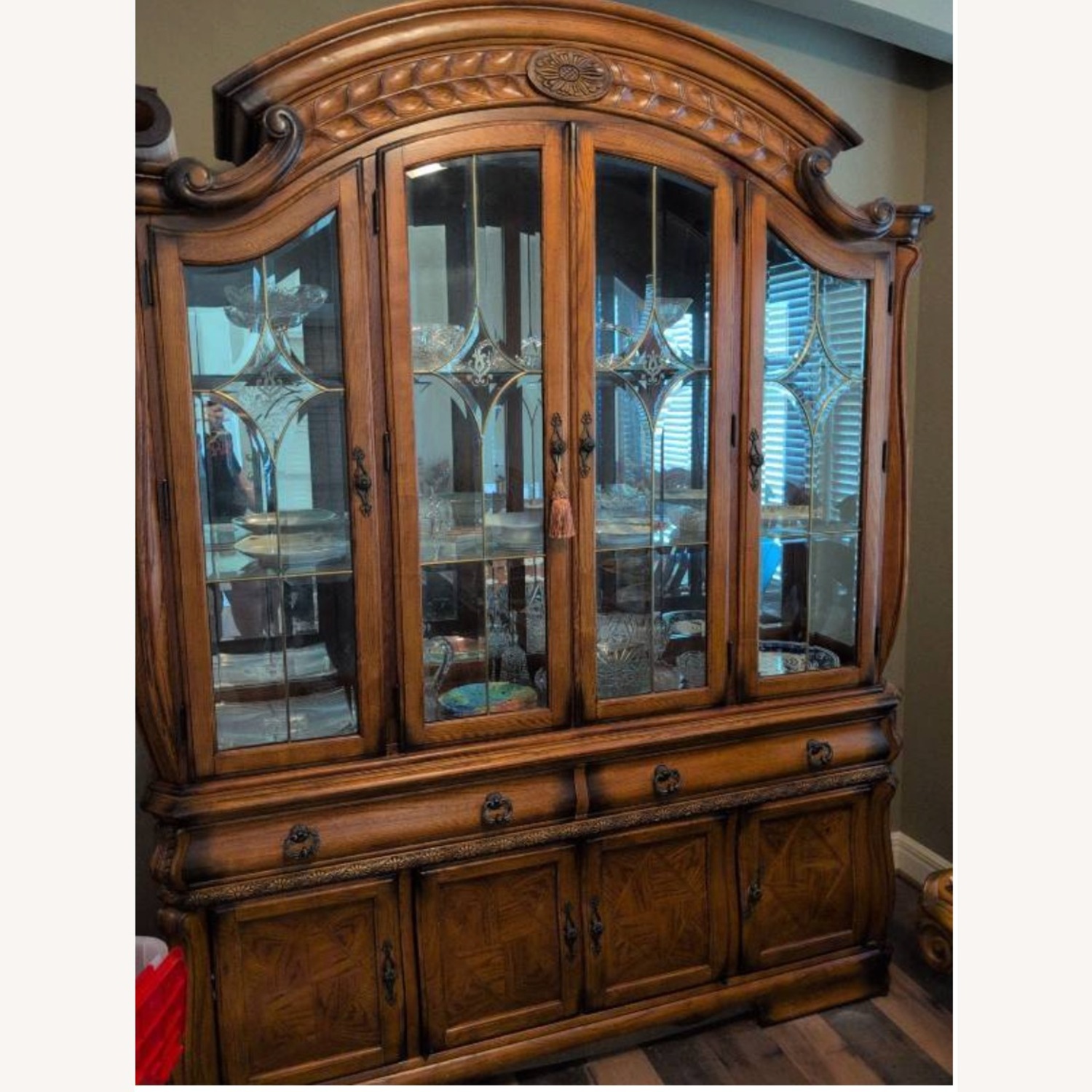 Michael Amini Furniture Designs Natural Armoire - image-0