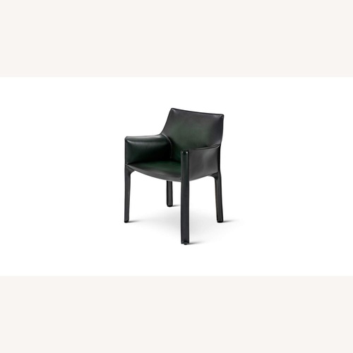Used Cassina Black Leather Dining Chairs for sale on AptDeco