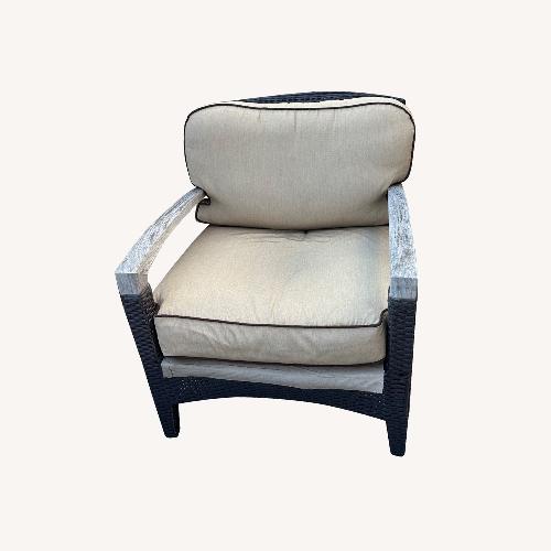 Used Gloster Wicker Patio Furniture with Cushions for sale on AptDeco