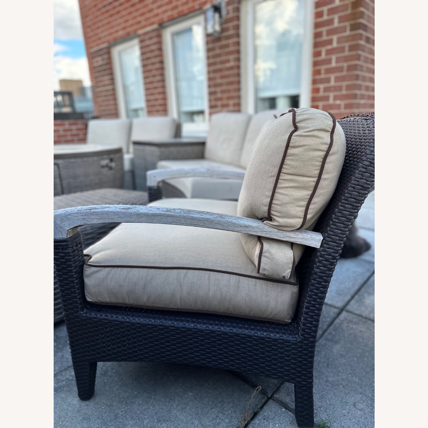 Gloster Wicker Patio Furniture with Cushions - image-5