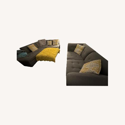 Used Gray Sectional 7 Piece Sofa for sale on AptDeco