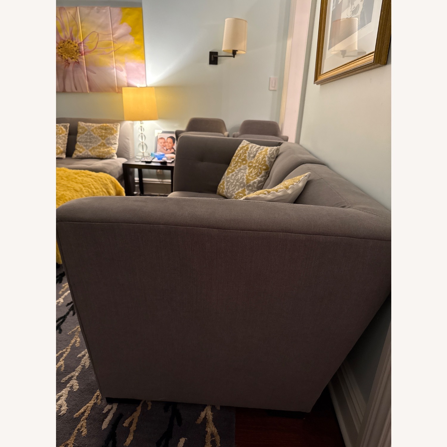 Gray Sectional 7 Piece Sofa - image-3