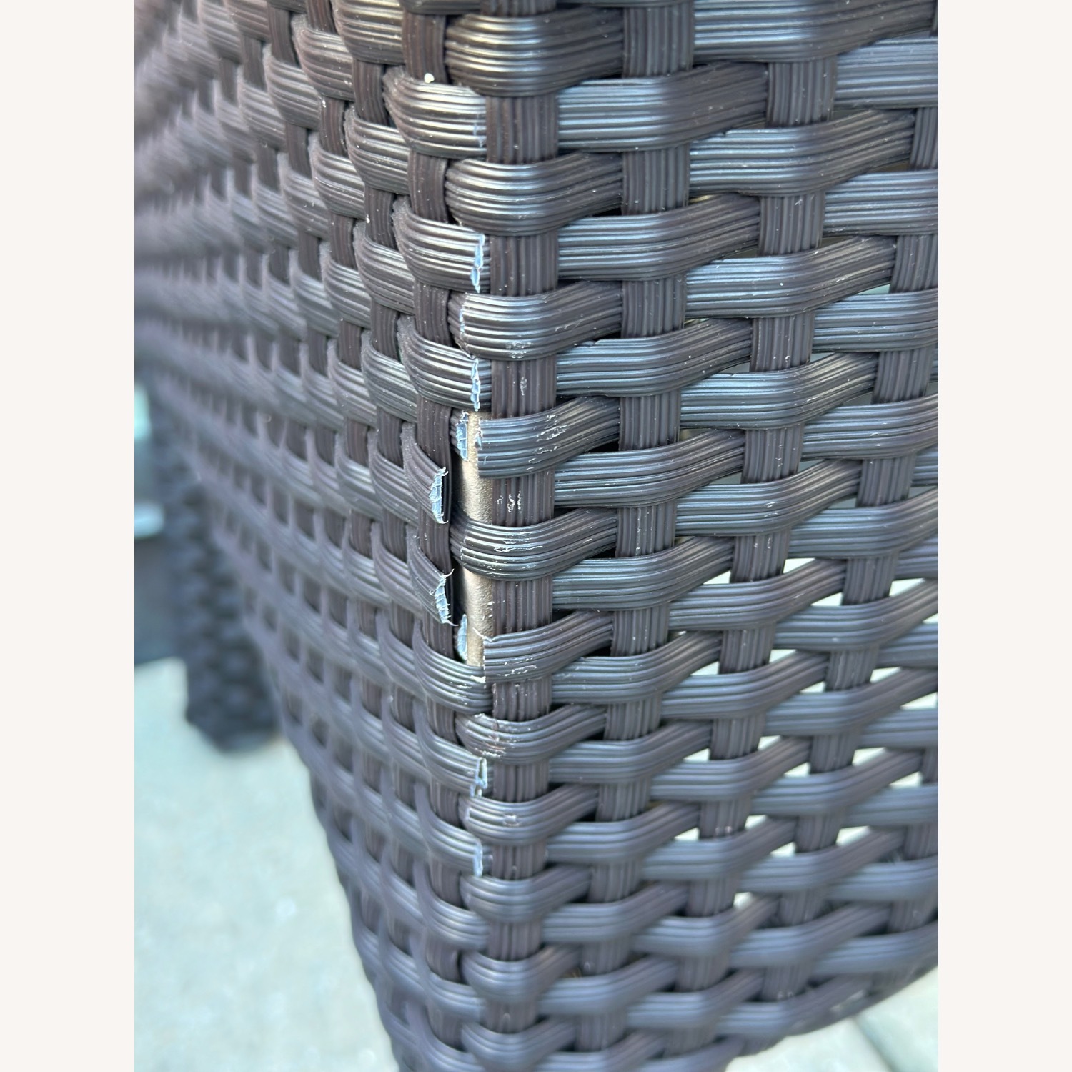 Gloster Wicker & Glass Patio Side Tables - image-8