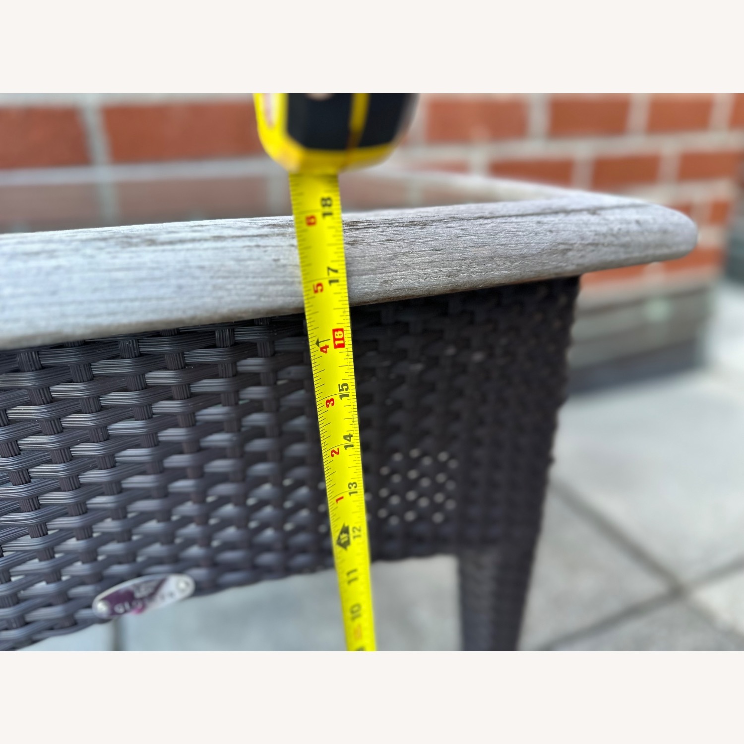 Gloster Wicker & Glass Patio Side Tables - image-9