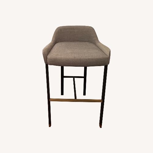 Used Light Gray Fabric Stools for sale on AptDeco