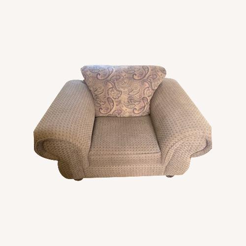 Used Vintage/Antique Dark Brown 2+ Seater Love Seat for sale on AptDeco