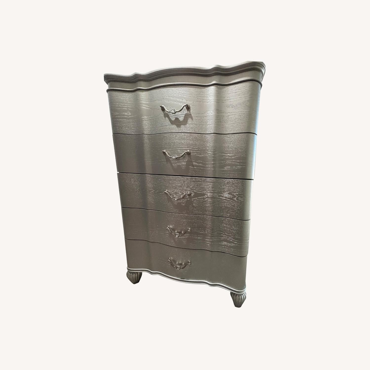 Metallic Silver Glam Chest - image-0