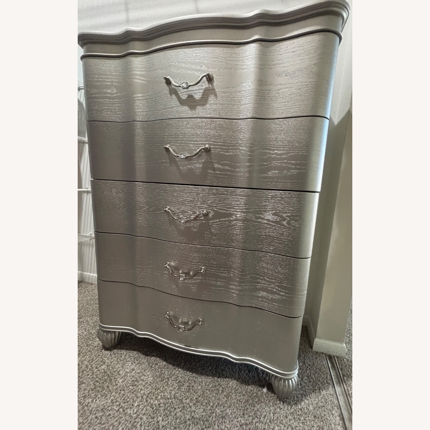 Metallic Silver Glam Chest - image-4